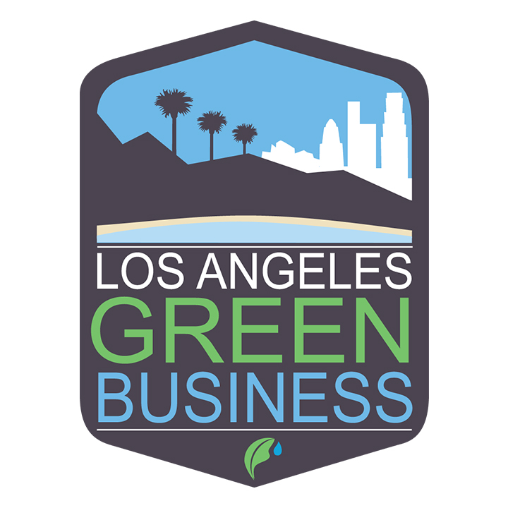 los angeles green business logo