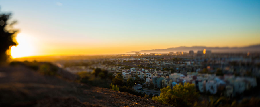  A view of the city from the Bluff at LMU