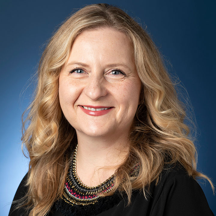 Headshot for Csilla Samay, assistant dean for International Students and Initiatives