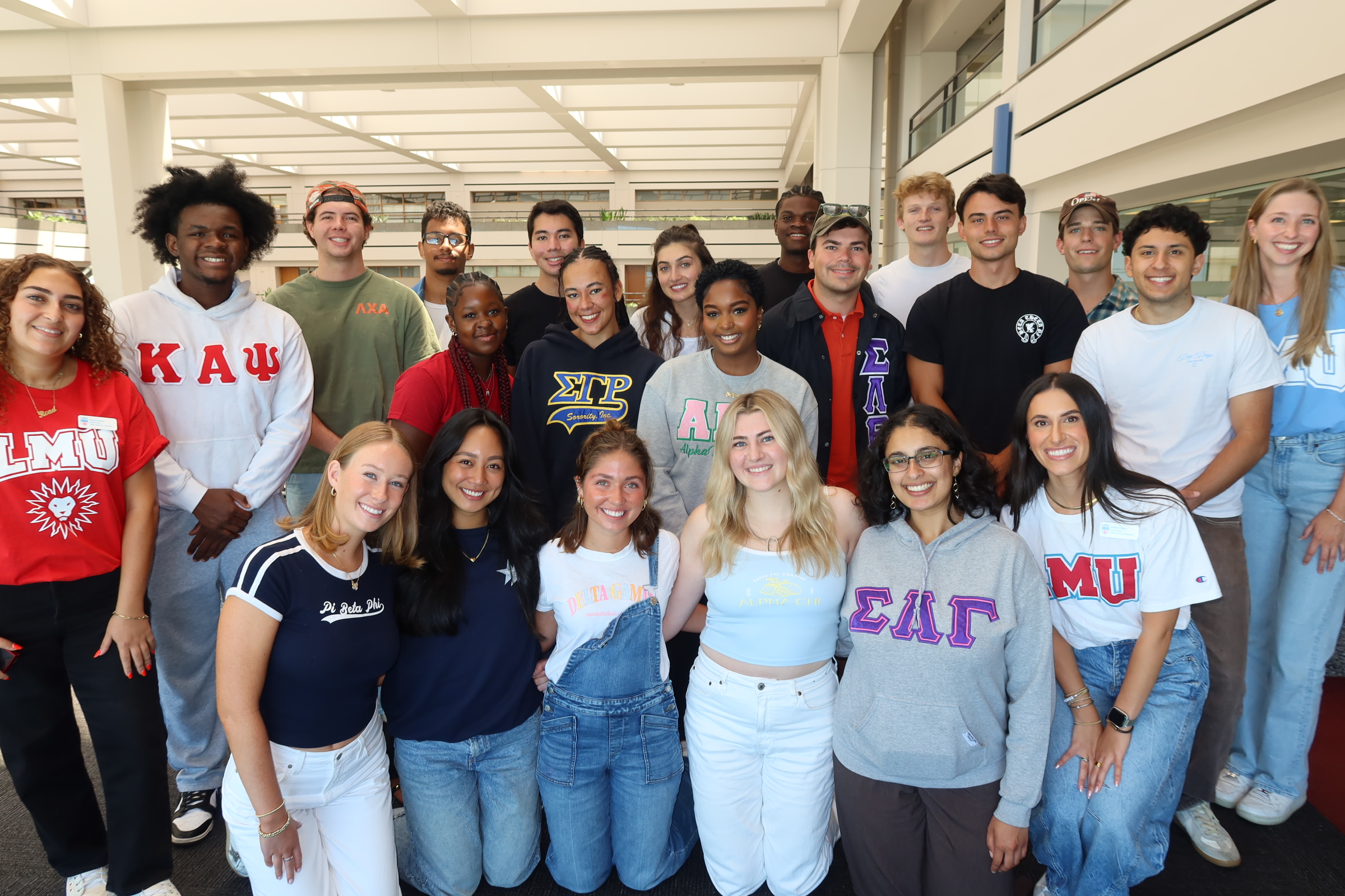 A group of students standing together